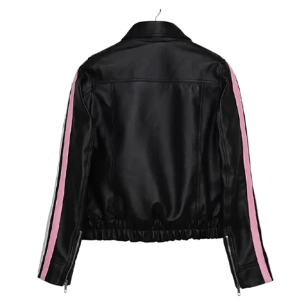 Arcana Archive Bow Black Leather Jacket