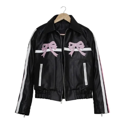 Arcana Archive Bow Leather Jacket