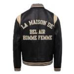 Bel-Air Will Smith Black Leather Jacket
