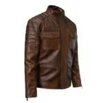 Boss Level Frank Grillo Brown Leather Jacket - Image 4
