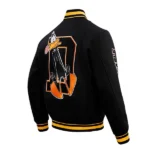 Daffy Duck Looney Tunes Varsity Jacket - Image 4