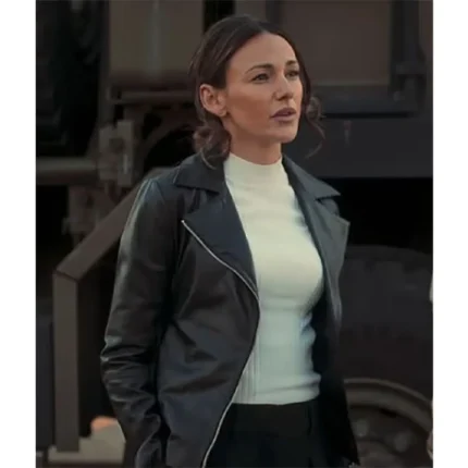Fool Me Once Michelle Keegan Black Leather Jacket
