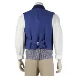 Jonah Hauer-King The Little Mermaid Blue Wool Vest