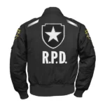 Leon Kennedy Resident Evil 2 Remake Black Cotton Jacket
