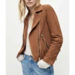 Billions Season 7 Piper Perabo Suede leather Jacket
