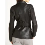 Once Upon a Time S03 Lana Parrilla Black Leather Jacket - Image 4