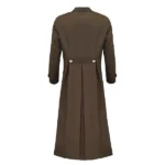 Victorian Steampunk Gothic Medieval Brown Cotton Coat