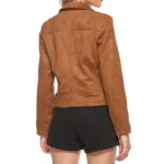 Who Killed Sara S03 Carolina Miranda Brown Leather Jacket