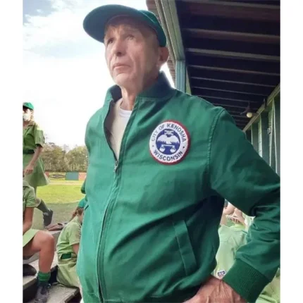 A League of Their Own City of Kenosha Wisconsin Green Cotton Jacket