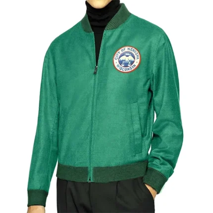 A League of Their Own City of Kenosha Wisconsin Green Jacket