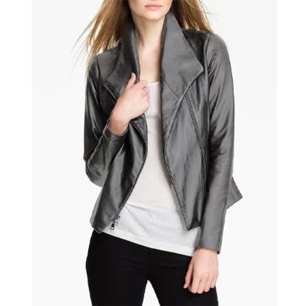 Grey's Anatomy Season 10 Tessa Ferrer Leather Jacket