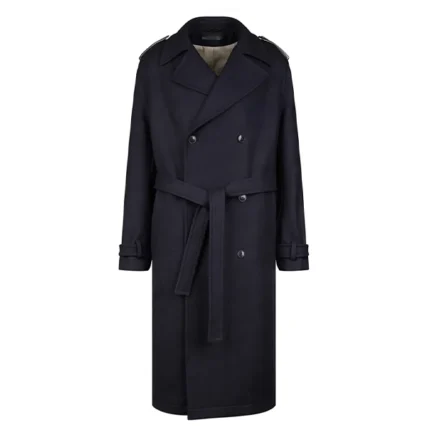 Halston Ewan Mcgregor Wool Trench Coat