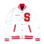 Sole Folks Satin White Jacket