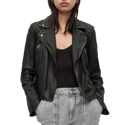 The Vampire Diaries S07 Kat Graham Leather Jacket