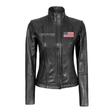 Where Woke Goes to Die Casey Desantis Leather Jacket