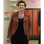 A Million Little Things Cameron Esposito Red Leather Jacket