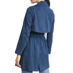 Heartland Season 14 Michelle Morgan Blue Cotton Coat
