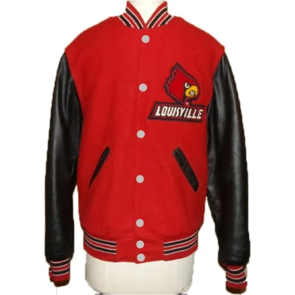 Louisville Cardinals Varsity Red and Black Jacket