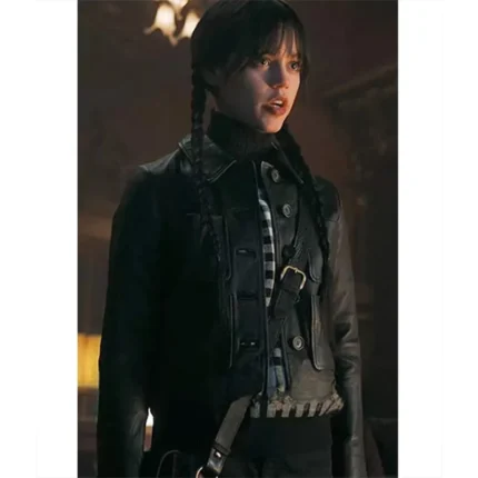 Wednesday Jenna Ortega Black Jacket