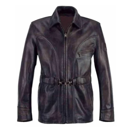 Dodge Connelly Leatherheads Brown Leather Jacket