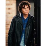 Geek Girl Liam Woodrum Black Leather Jacket