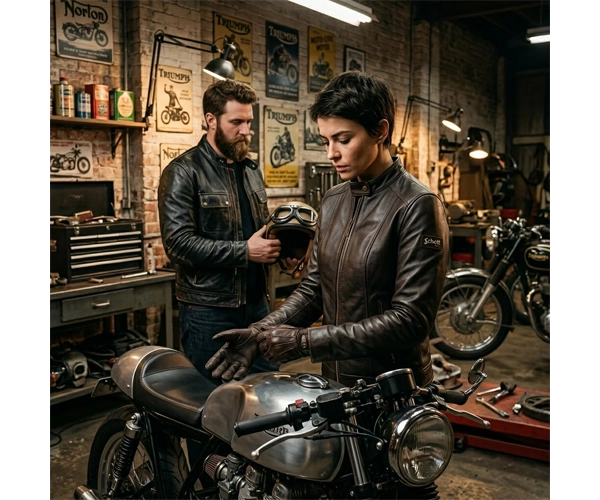 cafe racer leather jacket