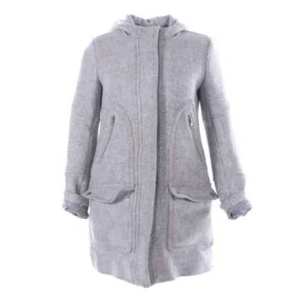 Ana De Armas Knives Out Wool Coat