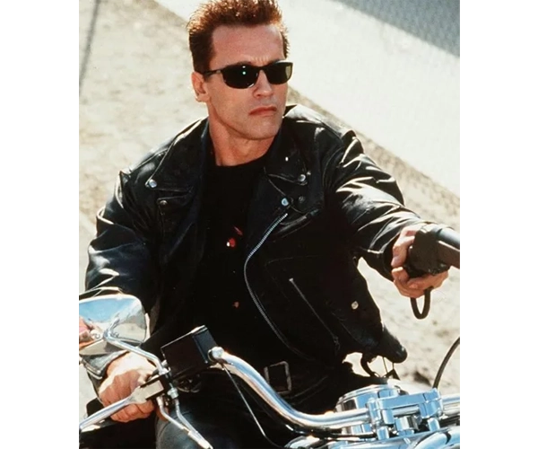 Arnold Schwarzenegger Terminator leather jacket