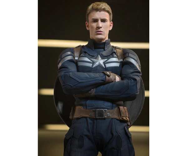 Chris Evans Captain America Winter Soldier Leather Jacket