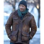 Corey Stoll The Strain Brown Leather Jacket