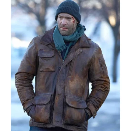 Corey Stoll The Strain Brown Leather Jacket