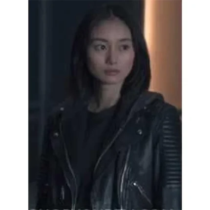 Invasion S02 Shioli Kutsuna Black Leather Jacket