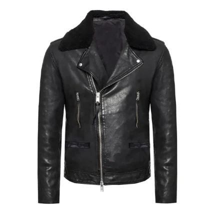 Kris Kelkar Swiping America Leather Jacket