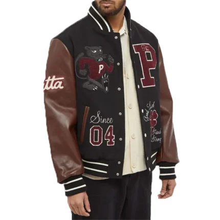 Lucky Charm Patta Letterman Jacket