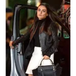 Mila Kunis Luckiest Girl Alive Black Leather Jacket