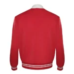 Rise of The Pink Ladies Grease Red Varsity Jacket