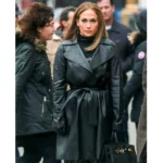 Second Act Jennifer Lopez Black Leather Coat