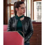 Sky High Asia Ortega Black Leather Jacket