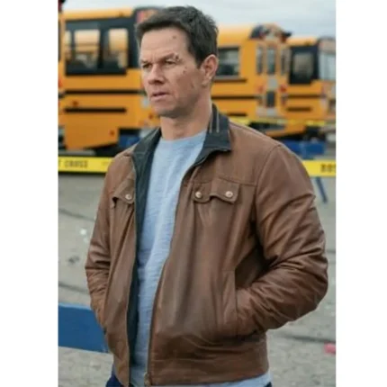 Spenser Confidential Mark Wahlberg Brown Brown Jacket