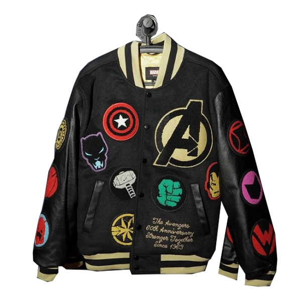 Avengers 60th anniversary varsity jacket