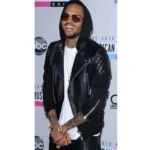 Chris Brown Black Jacket with Hood