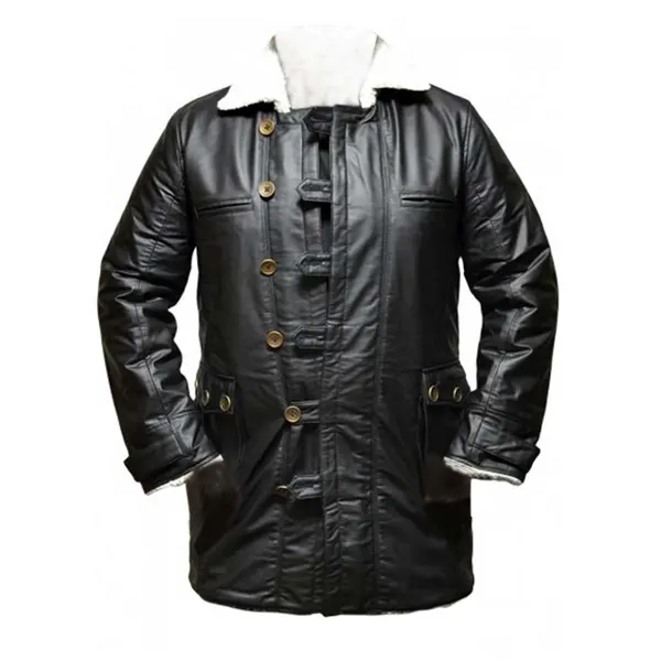 Bane black trench coat