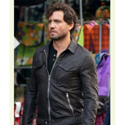 Edgar Ramirez The 355 Leather Jacket