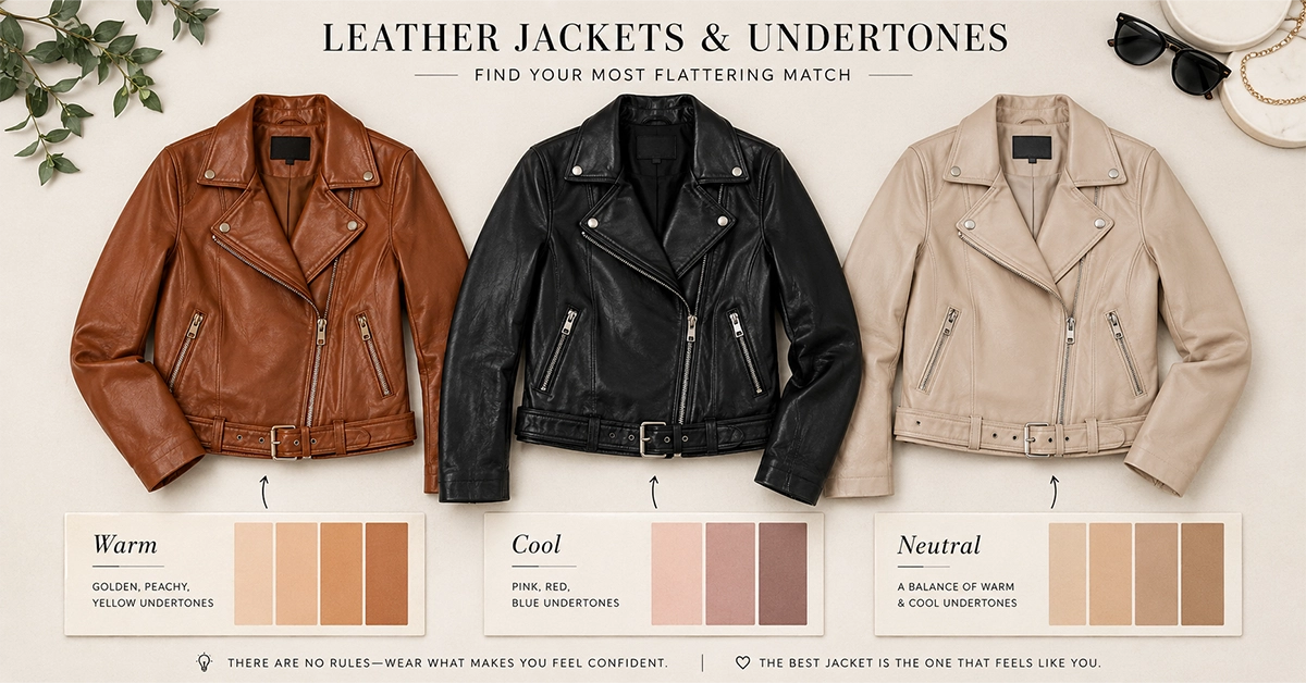 Leather jacket undertones