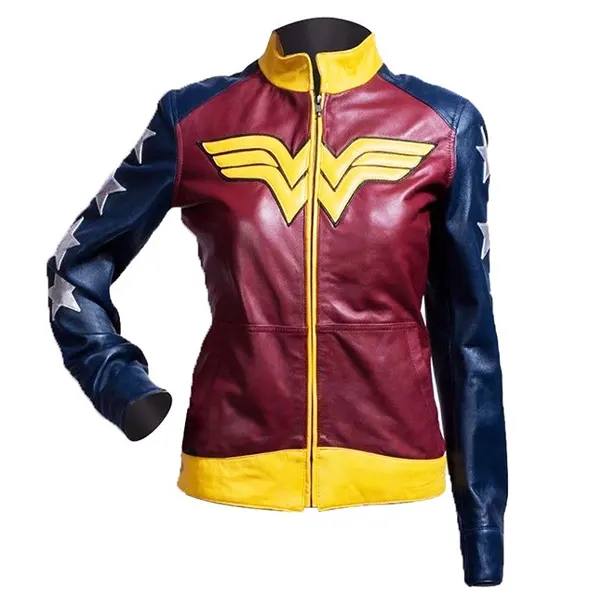wonder woman leather jacket