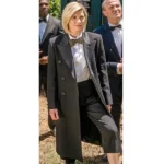 Doctor Who Jodie Whittaker Black Wool Coat - Image 2