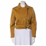 Fire Country Diane Farr Yellow Leather Jacket