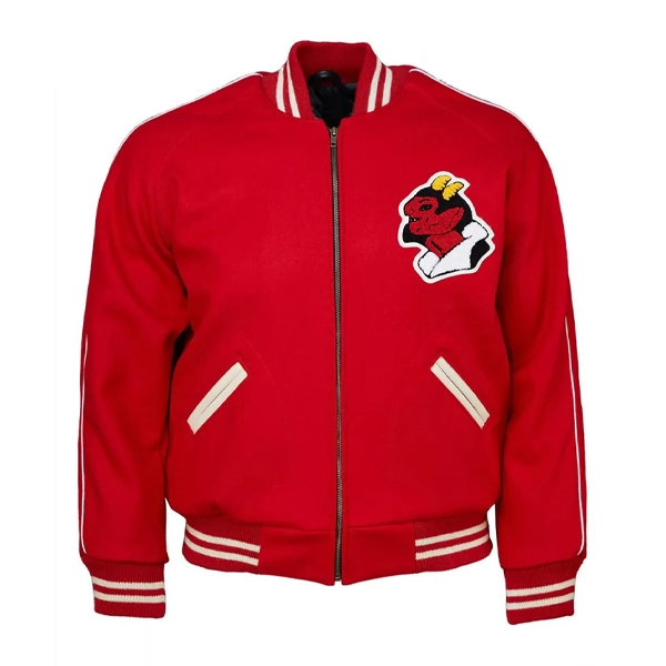 Mexico-City-Red-Devils-Red-Wool-Jacket Mexico City Red Devils Red Wool Jacket
