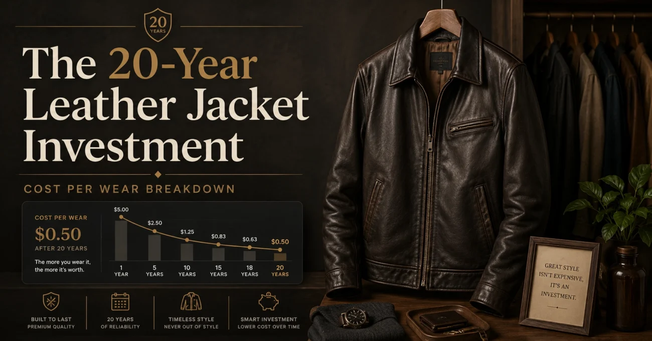 The 20-Year Leather Jacket Investment: Cost Per Wear Breakdown