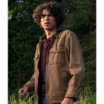 The Imperfects Inaki Godoy Brown Cotton Hooded Jacket
